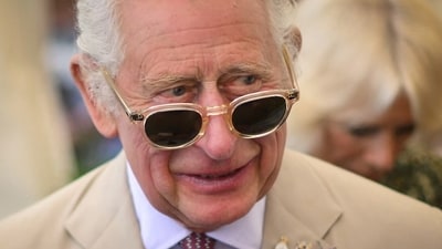 Royal Family: King Charles III reacts during a visit of the Sandringham Flower Show, in Sandrigham. (AFP) Royal Family: King Charles III reacts during a visit of the Sandringham Flower Show, in Sandrigham. (AFP)