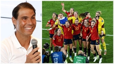 Rafael Nadal has shared a special message for Olga Carmona and Co. after Spain's historic win (AFP-Reuters) Rafael Nadal has shared a special message for Olga Carmona and Co. after Spain's historic win (AFP-Reuters)