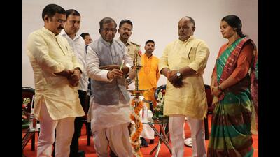 Kashi Hosts Inaugural International Divyang Film Festival, Governor Laxman Acharya Commends Event (HT Photo) Kashi Hosts Inaugural International Divyang Film Festival, Governor Laxman Acharya Commends Event (HT Photo)