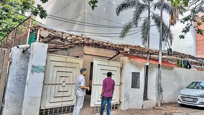 Mumbai, India - June 20, 2023: Building view of Sunny Super Sound at Juhu in Mumbai, India, on Tuesday, June 20, 2023. (Photo by Satish Bate/ Hindustan Times) (Hindustan Times) Mumbai, India - June 20, 2023: Building view of Sunny Super Sound at Juhu in Mumbai, India, on Tuesday, June 20, 2023. (Photo by Satish Bate/ Hindustan Times) (Hindustan Times)
