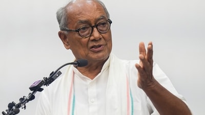 Digvijiaya Singh said he had specific information that nuh-like violence likely to be engineered in Madhya Pradesh ahead of the elections. (PTI) Digvijiaya Singh said he had specific information that nuh-like violence likely to be engineered in Madhya Pradesh ahead of the elections. (PTI)