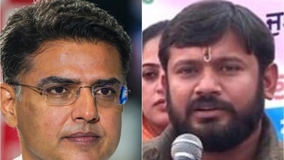 Sachin Pilot and Kanhaiya Kumar. Sachin Pilot and Kanhaiya Kumar.