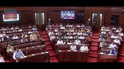 Several opposition leaders protest against the short notice to discuss bill to overhaul criminal laws. (PTI) Several opposition leaders protest against the short notice to discuss bill to overhaul criminal laws. (PTI)