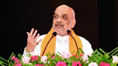 Union home minister Amit Shah. Union home minister Amit Shah.