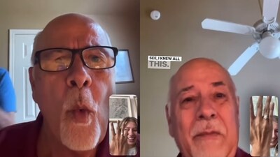 Man gets emotional after granddaughter’s engagement announcement. (Instagram/@upworthy) Man gets emotional after granddaughter’s engagement announcement. (Instagram/@upworthy)