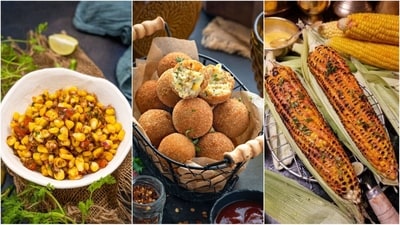 From its golden hue to its irresistible sweetness, corn complements the cosy ambience of monsoons perfectly. (Pinterest) From its golden hue to its irresistible sweetness, corn complements the cosy ambience of monsoons perfectly. (Pinterest)