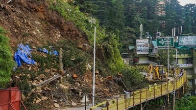 Himachal Pradesh has been battered with heavy rains in the last few days triggering flash floods and landslides in the state. (PTI) Himachal Pradesh has been battered with heavy rains in the last few days triggering flash floods and landslides in the state. (PTI)