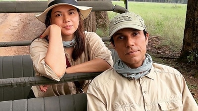 Lin Laishram shared a picture with Randeep Hooda. Lin Laishram shared a picture with Randeep Hooda.
