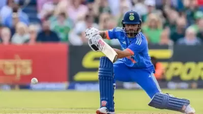 Rinku Singh in action during the second T20I vs Ireland (BCCI) Rinku Singh in action during the second T20I vs Ireland (BCCI)