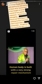 Kangana on her Instagram Stories. Kangana on her Instagram Stories.
