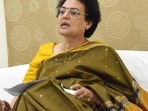 National Commission for Women Chairperson Rekha Sharma (Hindustan Times)