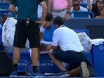 Novak Djokovic revealed how difficult it was to play amid the brutal conditions which led to him suffering from heatstroke during the opening set Novak Djokovic revealed how difficult it was to play amid the brutal conditions which led to him suffering from heatstroke during the opening set