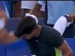 It was at the end of the second set when Carlos Alcaraz had lost his cool It was at the end of the second set when Carlos Alcaraz had lost his cool