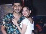 Alice Kaushik poses with Kanwar Dhillon.
