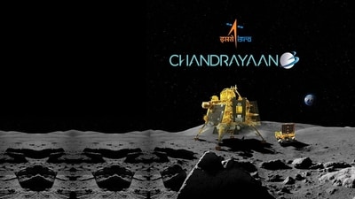 Indian Space Research Organisation (ISRO) announces the landing of Chandrayaan-3 on the moon on August 23 2023, on Sunday. (ANI Photo) (ISRO twitter) Indian Space Research Organisation (ISRO) announces the landing of Chandrayaan-3 on the moon on August 23 2023, on Sunday. (ANI Photo) (ISRO twitter)