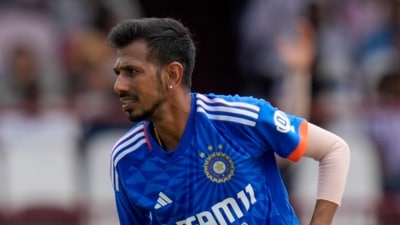 Team India's Yuzvendra Chahal looks on during their second T20 cricket match at Providence Stadium in Georgetown (AP) Team India's Yuzvendra Chahal looks on during their second T20 cricket match at Providence Stadium in Georgetown (AP)