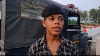 Abdul Rehman, the boy who saved two teenagers from drowning in a village in U.P.’s Meerut district. (Sourced)