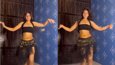 Snapshot of the woman dancing to the song Lazy Lamhe. (Instagram/@Anushka Gupta) Snapshot of the woman dancing to the song Lazy Lamhe. (Instagram/@Anushka Gupta)