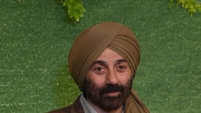 Bollywood actor Sunny Deol poses for a picture during a bridal ceremony ahead of the marriage of his son and actor Karan Deol, in Mumbai on June 16, 2023. (Photo by SUJIT JAISWAL / AFP) (AFP) Bollywood actor Sunny Deol poses for a picture during a bridal ceremony ahead of the marriage of his son and actor Karan Deol, in Mumbai on June 16, 2023. (Photo by SUJIT JAISWAL / AFP) (AFP)