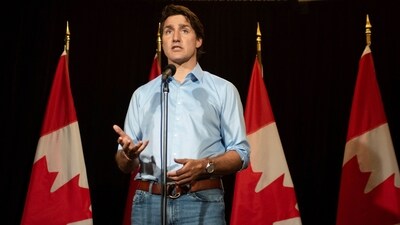 Canada's Prime Minister Justin Trudeau makes a statement about the wildfires in Western Canada. (AP) Canada's Prime Minister Justin Trudeau makes a statement about the wildfires in Western Canada. (AP)