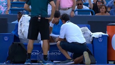 Novak Djokovic revealed how difficult it was to play amid the brutal conditions which led to him suffering from heatstroke during the opening set Novak Djokovic revealed how difficult it was to play amid the brutal conditions which led to him suffering from heatstroke during the opening set
