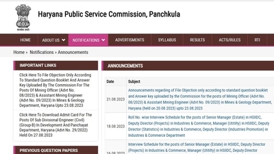 HPSC Sub Divisional Engineer exam 2023 admit card released at hpsc.gov.in