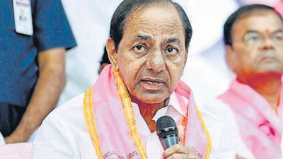 Hyderabad, Aug 21 (ANI): BRS president and Telangana Chief Minister K Chandrashekhar Rao announcing the BRS list of candidates for the forthcoming Assembly polls, at a media conference at Telangana Bhavan in Hyderabad on Monday. (ANI Photo) (Mohammad Aleemuddin)