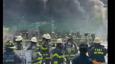 New York City witnessed two fire incidents in inhabited areas on Sunday. (X(Formerly Twitter)) New York City witnessed two fire incidents in inhabited areas on Sunday. (X(Formerly Twitter))