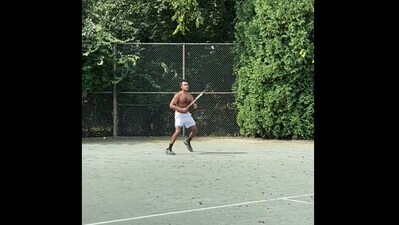 Instead of answering questions he seemed to be prepared for volleys on the tennis court. Instead of answering questions he seemed to be prepared for volleys on the tennis court.
