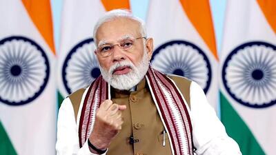 The prime minister highlighted the work in the field of education, skill development and employment. (ANI photo) The prime minister highlighted the work in the field of education, skill development and employment. (ANI photo)