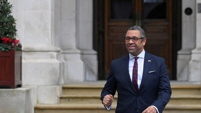 British Foreign Secretary James Cleverly (Reuters)