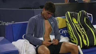 Carlos Alcaraz lost in three sets against Novak Djokovic in Cincinnati Open final Carlos Alcaraz lost in three sets against Novak Djokovic in Cincinnati Open final