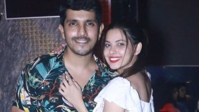 Alice Kaushik poses with Kanwar Dhillon.
