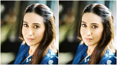 Styled by fashion stylist Esha L Amin, Karisma wore her tresses open in wavy curls with a part of her tresses in a back brushed look. In minimal makeup, Karisma aced yet another ethnic look to perfection. (Instagram/@therealkarismakapoor) Styled by fashion stylist Esha L Amin, Karisma wore her tresses open in wavy curls with a part of her tresses in a back brushed look. In minimal makeup, Karisma aced yet another ethnic look to perfection. (Instagram/@therealkarismakapoor)