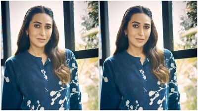 Karisma played muse to fashion designer house Anavila and picked a gorgeous kurta set from the shelves of the designer house. (Instagram/@therealkarismakapoor) Karisma played muse to fashion designer house Anavila and picked a gorgeous kurta set from the shelves of the designer house. (Instagram/@therealkarismakapoor)