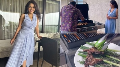 Namita Thapar was called out by the internet after meat was spotted at her house after claiming to be vegetarian. Namita Thapar was called out by the internet after meat was spotted at her house after claiming to be vegetarian.