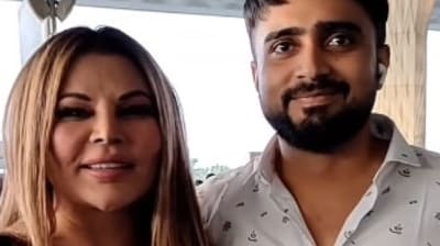 Rakhi Sawant with Adil Khan Durrani