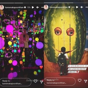Kareena shared pictures on Instagram Stories. Kareena shared pictures on Instagram Stories.