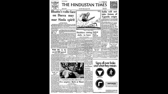 HT This Day: August 22, 1972 -- Wild life to be saved; Bill passed