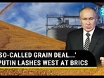 'SO-CALLED GRAIN DEAL...' PUTIN LASHES WEST AT BRICS