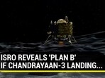 ISRO REVEALS 'PLAN B' IF CHANDRAYAAN-3 LANDING...
