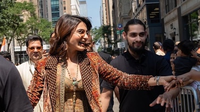 "It is truly an honour for me to be here today...you have made me realise how rich my culture and heritage is and what I have seen today will last me for a lifetime. Thank you for all the support through the years. Thank you USA for supporting every film of mine,” Samantha said.&nbsp; 