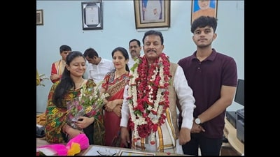 Professor Bihari Lal Sharma (HT Photo)