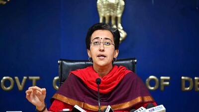 Revenue minister Atishi. (HT Photo) Revenue minister Atishi. (HT Photo)