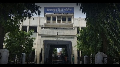 The Allahabad Degree College (ADC) in Prayagraj. (HT Photo)