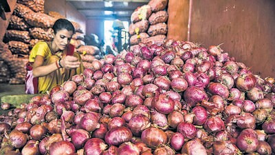 The announcement by food, consumer affairs and commerce minister Piyush Goyal came after traders and farmers in Maharashtra protested restrictions on the overseas sales of onion, which they said would hurt incomes. The curbs came amid signs of lower supplies of the widely consumed vegetable and a rise in prices. (PTI) The announcement by food, consumer affairs and commerce minister Piyush Goyal came after traders and farmers in Maharashtra protested restrictions on the overseas sales of onion, which they said would hurt incomes. The curbs came amid signs of lower supplies of the widely consumed vegetable and a rise in prices. (PTI)