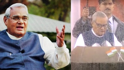 Atal Bihari Vajpayee as India's prime minister approved Chandrayaan mission Atal Bihari Vajpayee as India's prime minister approved Chandrayaan mission