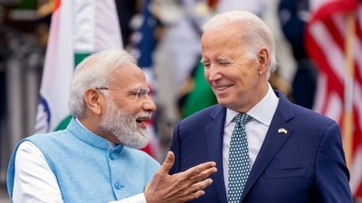 Prime Minister Narendra Modi with US President Joe Biden. Prime Minister Narendra Modi with US President Joe Biden.