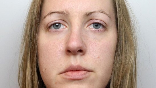 (FILES) A handout image released by Cheshire Constabulary police force in Manchester on August 17, 2023, shows the November 2020 custody photograph of nurse Lucy Letby. Britain's most prolific child killer of modern times was jailed for life on August 21, 2023, with no prospect of release, for murdering seven newborn babies and attempting to kill six others in her care. Letby, 33, refused to attend court for the sentencing in Manchester, northwest England, sparking outrage from her young victims' families. (Photo by Cheshire Constabulary / AFP) / RESTRICTED TO EDITORIAL USE - MANDATORY CREDIT " AFP PHOTO / Cheshire Constabulary/ Handout " - NO MARKETING NO ADVERTISING CAMPAIGNS - DISTRIBUTED AS A SERVICE TO CLIENTS (AFP)