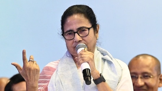 Chief minister of West Bengal Mamata Banerjee. (HT Photo)